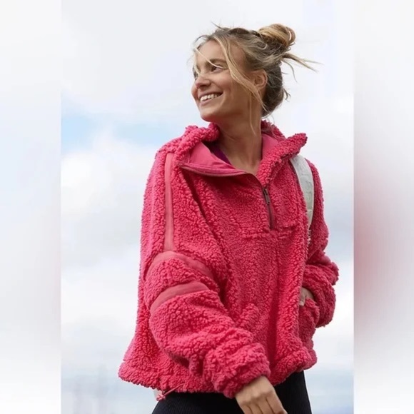 Free People Movement Nantucket Pink Sherpa - Picture 1 of 7